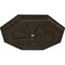 Ekena Millwork Spring Octagonal Medallion (Canopies up to 3"), 29 1/8"OD x 2 1/4"ID x 1 1/8"P, Stone Hearth Crackle CM30SPSHC - alternate 4
